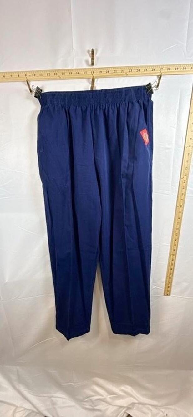 Dickies Medical Scrub Pants Womens Large LG Navy Blue Elastic Waist Pull On L